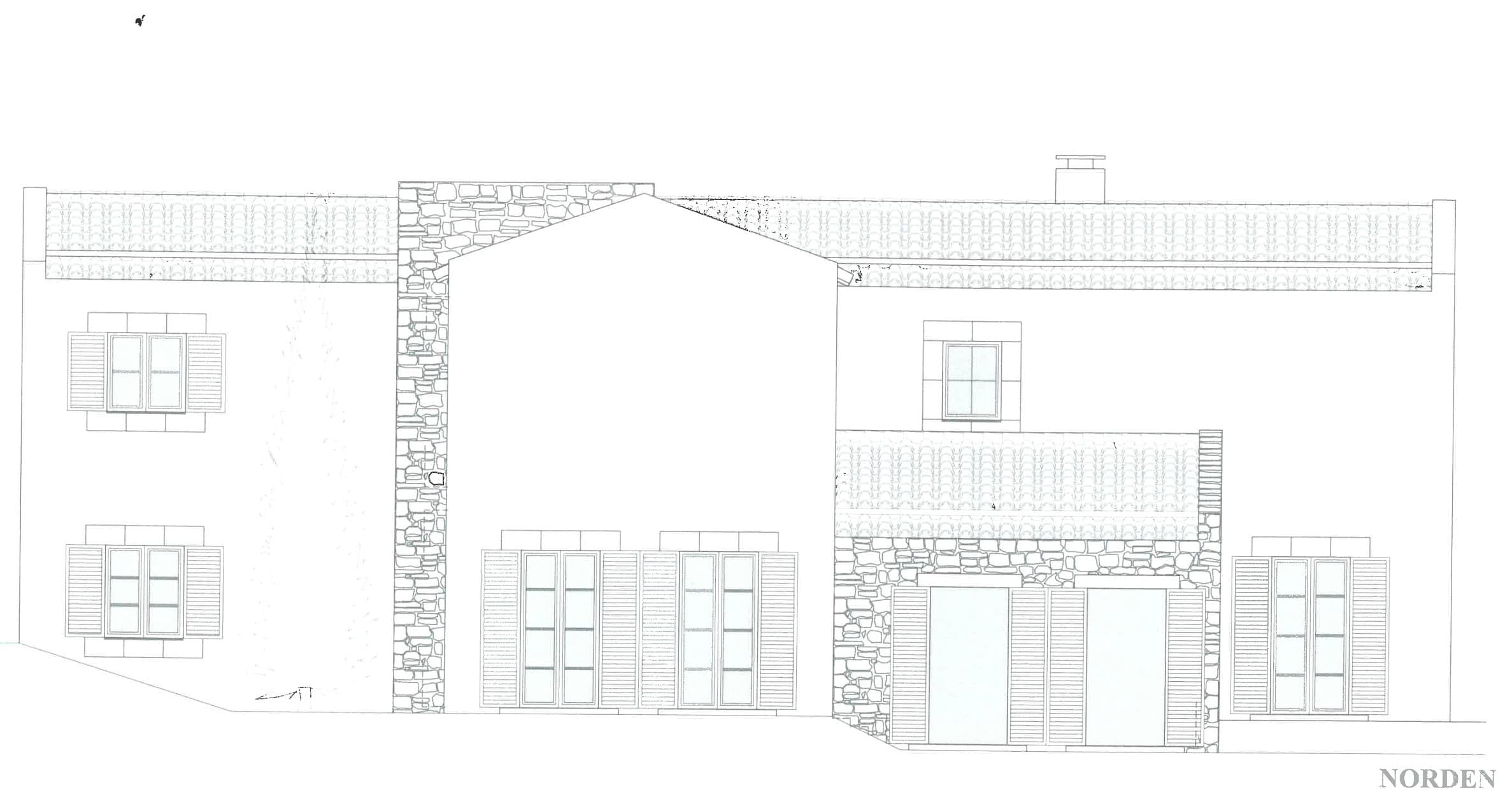 Historic North elevation for Property I