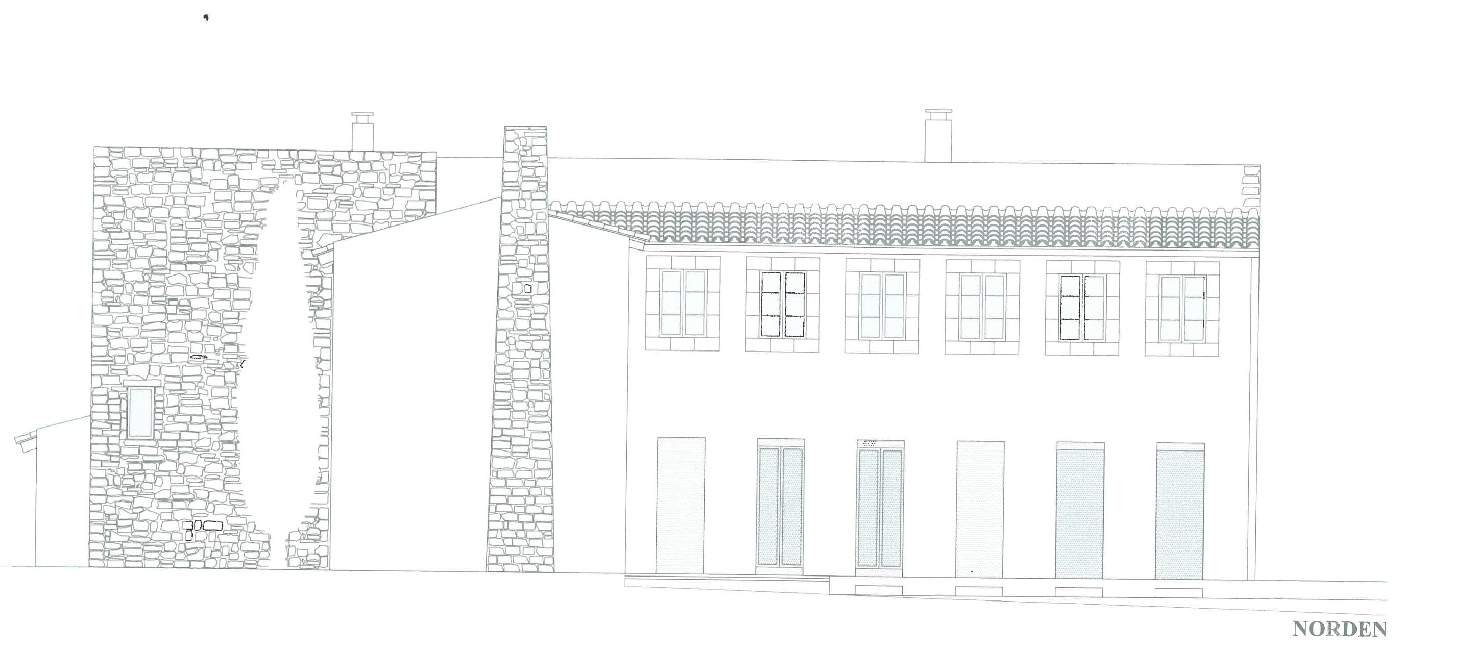 Historic Elevation 1 for Property II