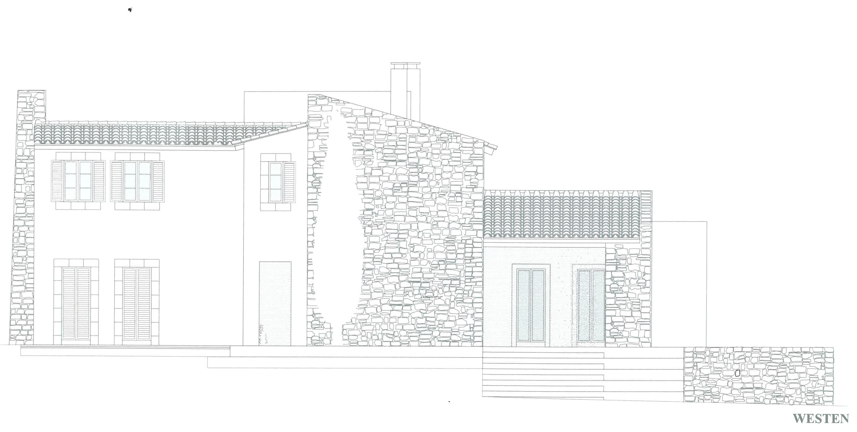 Historic Elevation 4 for Property II