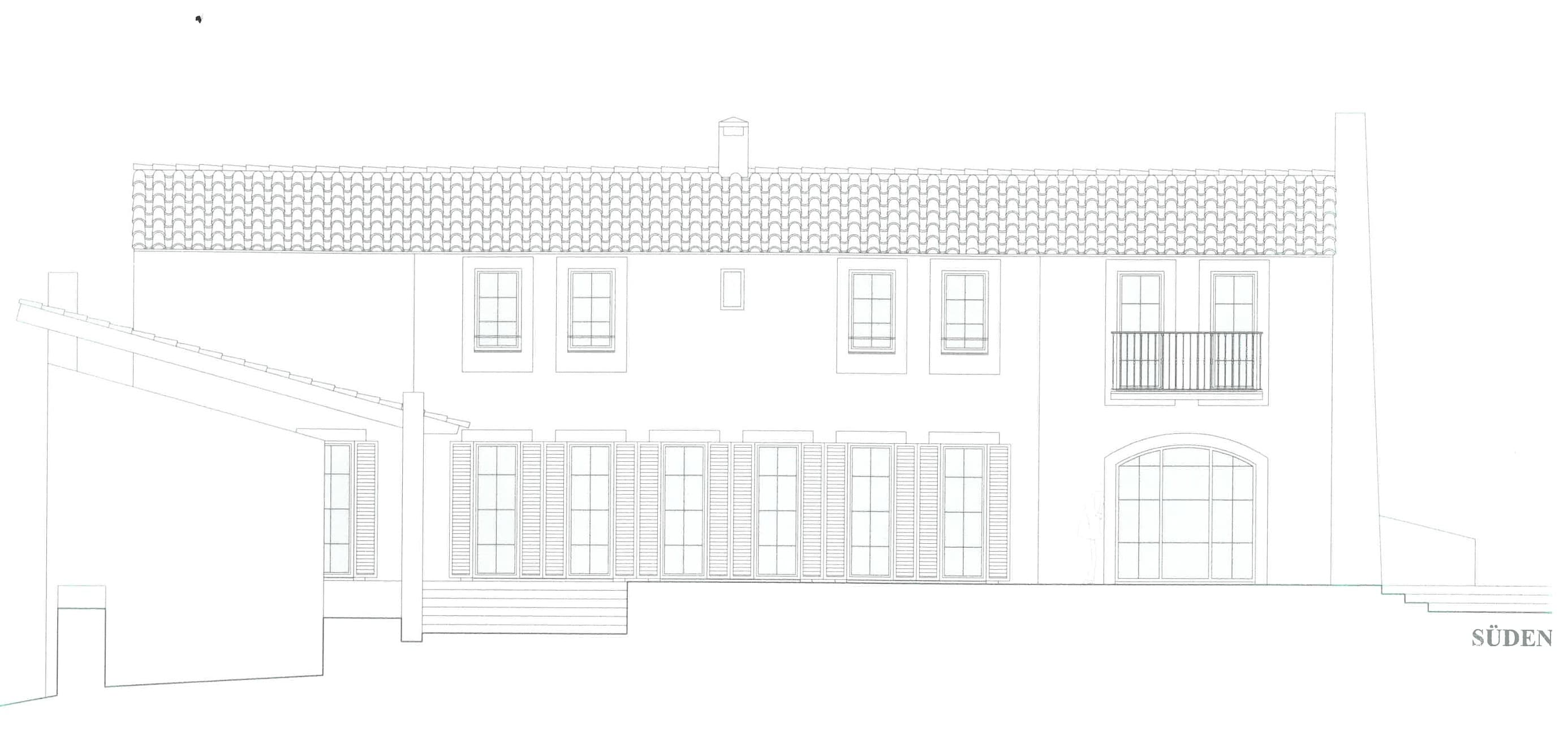 Historic Principal elevation 2 for Property III