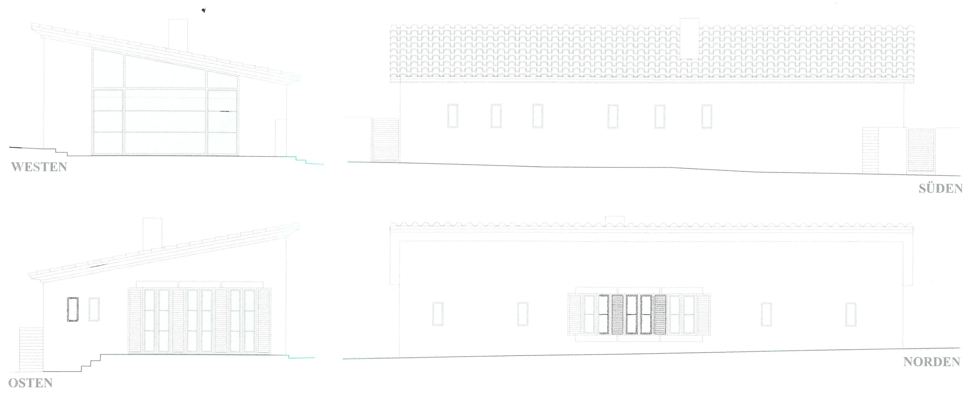 Historic Further outbuilding elevations for Property III