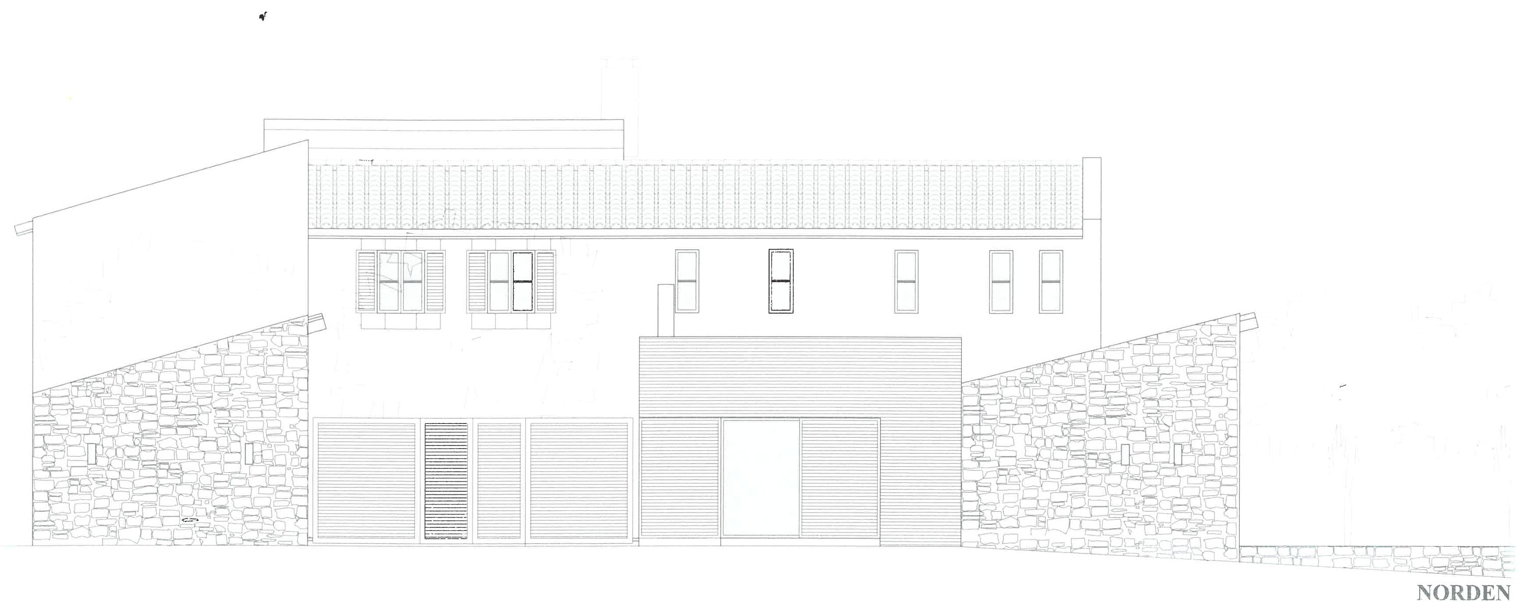 Historic Elevation 1 for Property IV
