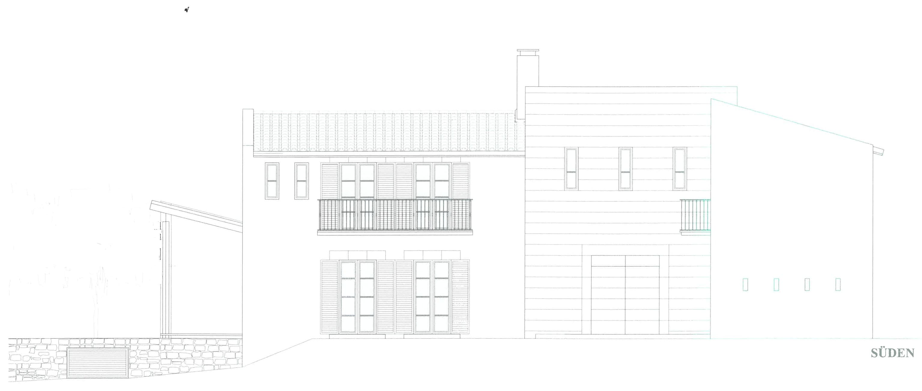 Historic Elevation 2 for Property IV