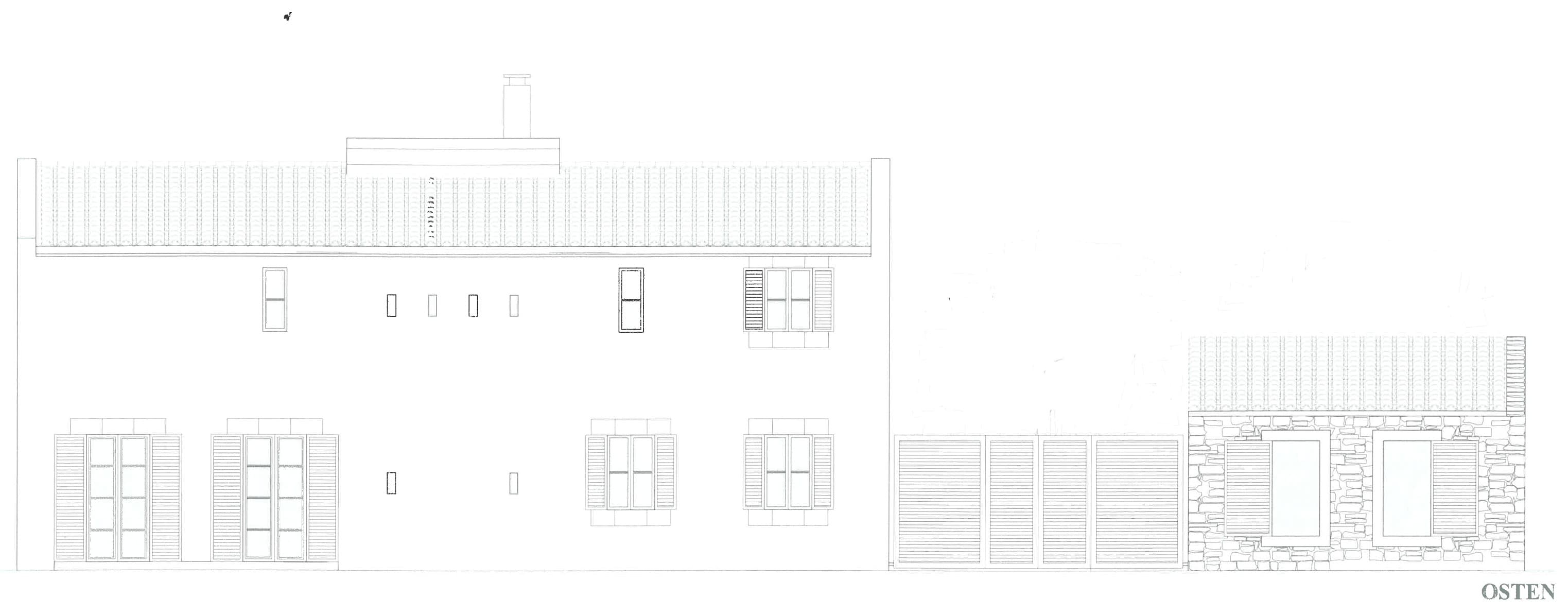 Historic Elevation 3 for Property IV
